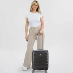 Delsey Paris Meteor 4 Rollen Kabinentrolley 55 cm mit Dehnfalte