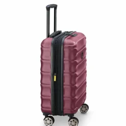Delsey Paris Hartgepäck Kabinengepäck|4-Rollen Kabinentrolleys<Meteor 4 Rollen Kabinentrolley 55 cm mit Dehnfalte bordeaux