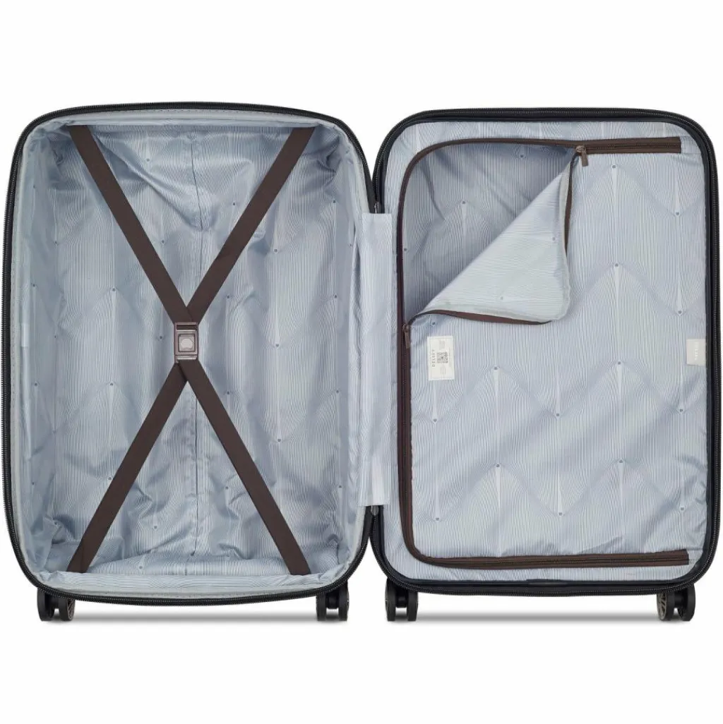 Delsey Paris Meteor 4 Rollen Trolley 68 cm mit Dehnfalte