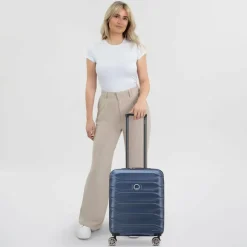 Delsey Paris Meteor 4 Rollen Kabinentrolley 55 cm mit Dehnfalte