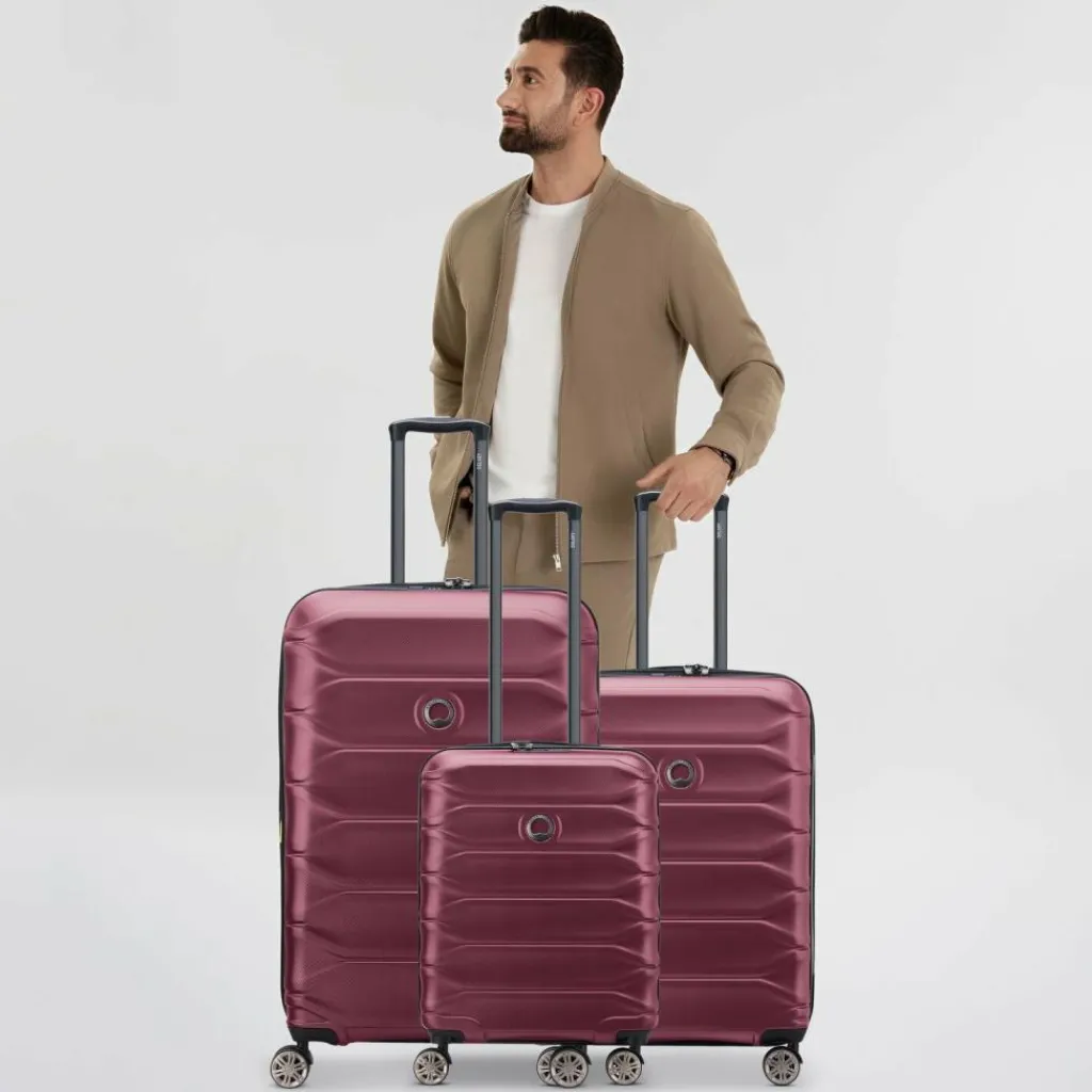 Delsey Paris Meteor 4 Rollen Kofferset 3-teilig mit Dehnfalte