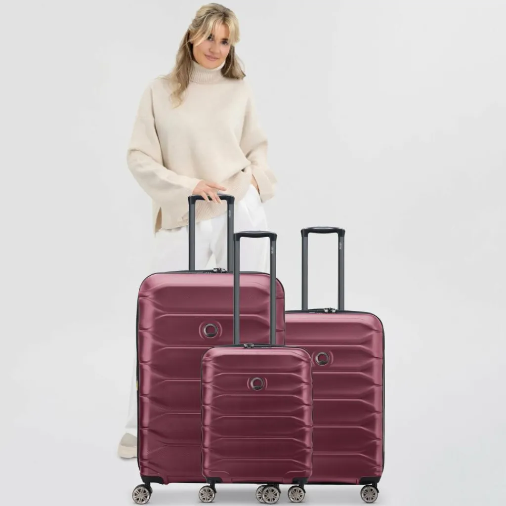 Delsey Paris Meteor 4 Rollen Kofferset 3-teilig mit Dehnfalte