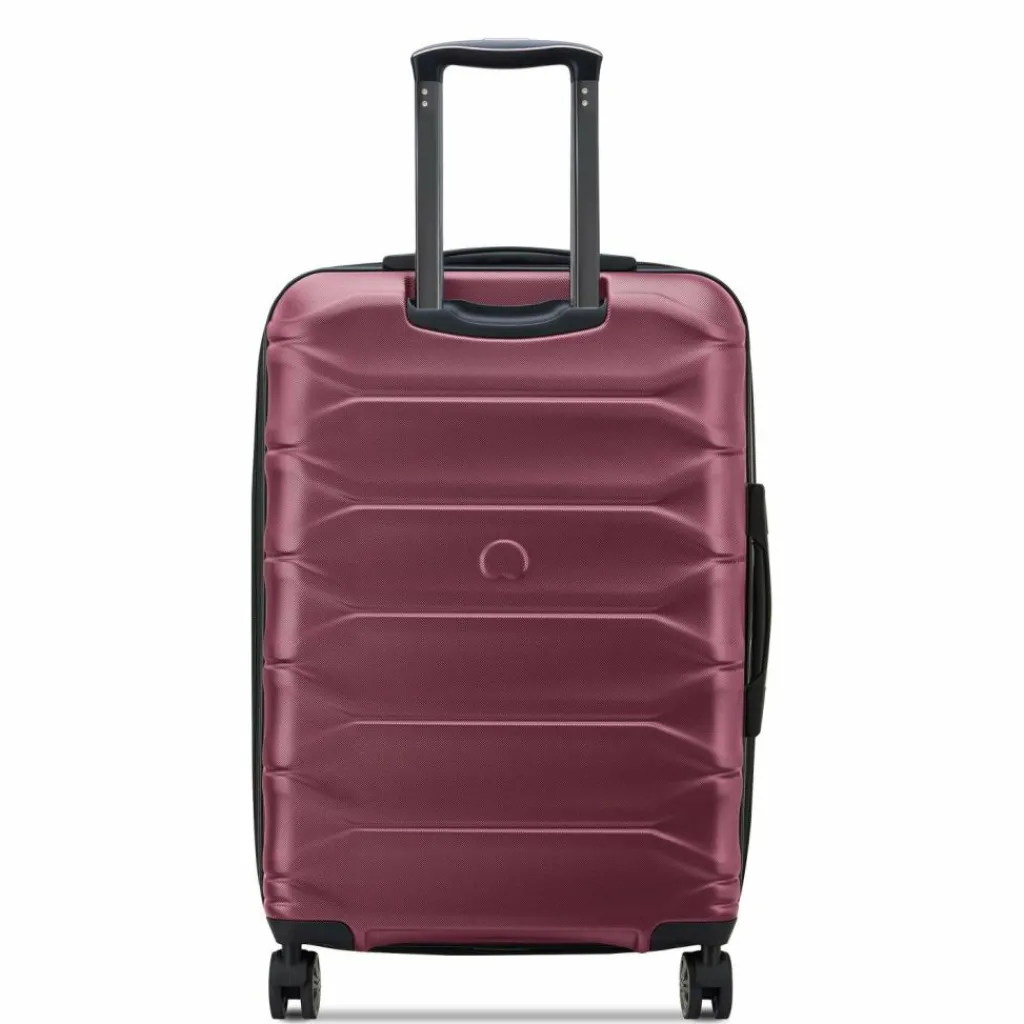 Delsey Paris Hartgepäck|4-Rollen Koffer<Meteor 4 Rollen Trolley 68 cm mit Dehnfalte bordeaux