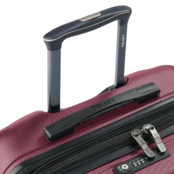Delsey Paris Hartgepäck|4-Rollen Koffer<Meteor 4 Rollen Trolley 68 cm mit Dehnfalte bordeaux