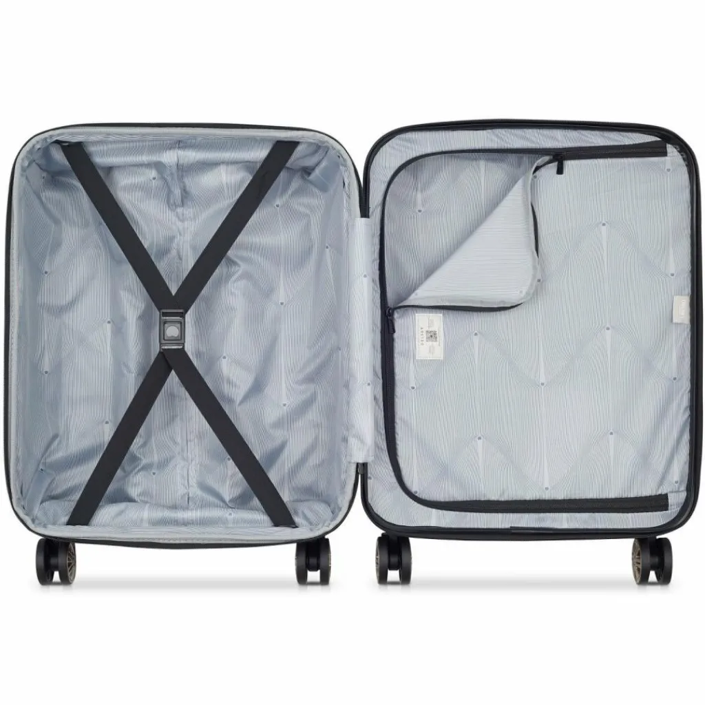 Sale Delsey Paris Meteor 4 Rollen Kabinentrolley 55 cm mit Dehnfalte black