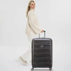 Delsey Paris Meteor 4 Rollen Trolley L 78 cm mit Dehnfalte