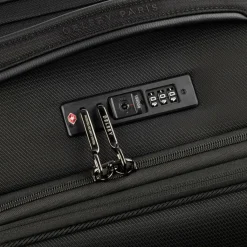 Outlet Delsey Paris Montmartre 3 4 Rollen Kabinentrolley 55 cm mit Dehnfalte schwarz