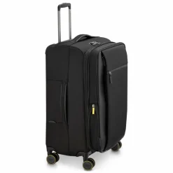 Delsey Paris Weichgepäck|4-Rollen Koffer<Montmartre 3 4 Rollen Trolley 66 cm mit Dehnfalte schwarz