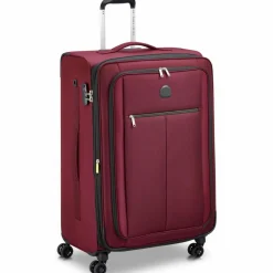 Sale Delsey Paris Pin Up 6 4 Rollen Trolley 79 cm mit Dehnfalte bordeaux rot