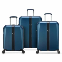 Outlet Delsey Paris Promenade Hard 2.0 4 Rollen Kofferset 3-teilig blau