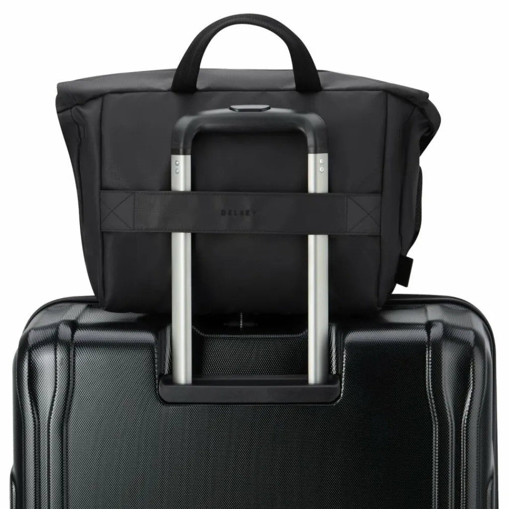 Delsey Paris Umhängetaschen<Raspail Sling-Messenger 38 cm Laptopfach schwarz