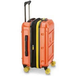 Delsey Paris Hartgepäck Kabinengepäck|4-Rollen Kabinentrolleys<Rempart 2.0 4 Rollen Kabinentrolley 55 cm mit Dehnfalte orange