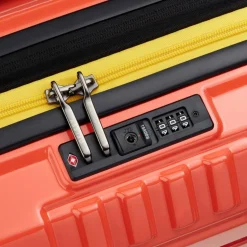 Delsey Paris Hartgepäck Kabinengepäck|4-Rollen Kabinentrolleys<Rempart 2.0 4 Rollen Kabinentrolley 55 cm mit Dehnfalte orange