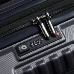 Clearance Delsey Paris Rempart 4-Rollen Trolley 55 cm mit Dehnfalte anthrazit