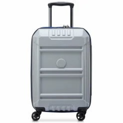 Delsey Paris 4-Rollen Koffer|Hartgepäck<Rempart 4-Rollen Trolley 55 cm mit Dehnfalte sturmgrau