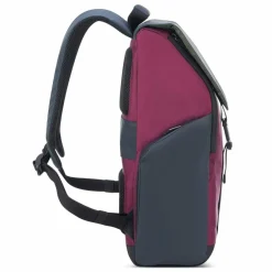 Clearance Delsey Paris Securflap Rucksack RFID 45 cm Laptopfach bordeaux rot
