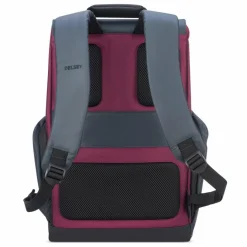 Clearance Delsey Paris Securflap Rucksack RFID 45 cm Laptopfach bordeaux rot
