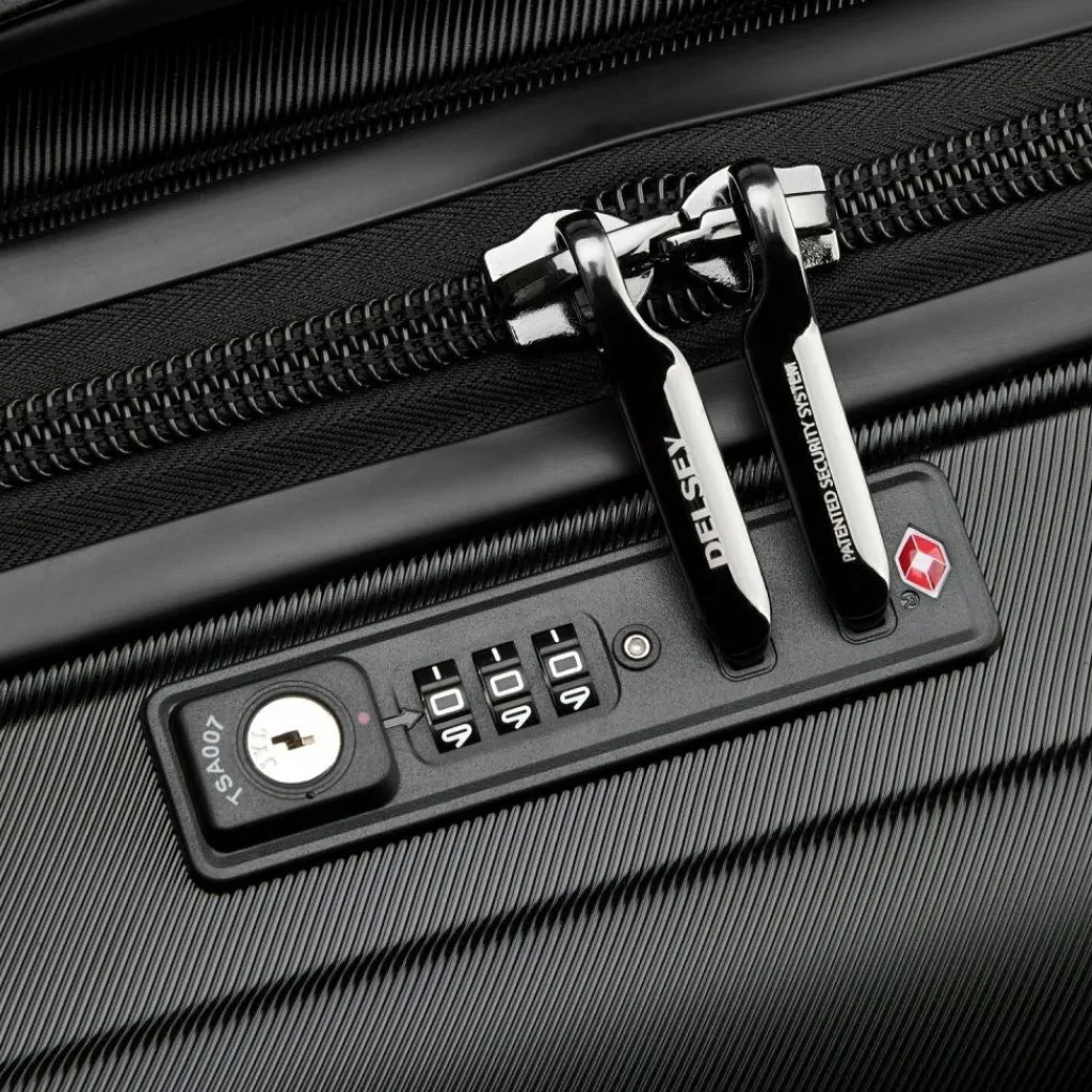 Delsey Paris Hartgepäck|4-Rollen Koffer<Shadow 5.0 4 Rollen Trolley 75 cm schwarz