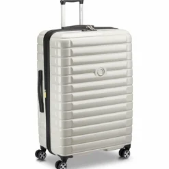 Delsey Paris Hartgepäck|4-Rollen Koffer<Shadow 5.0 4 Rollen Trolley 82 cm mit Dehnfalte elfenbein