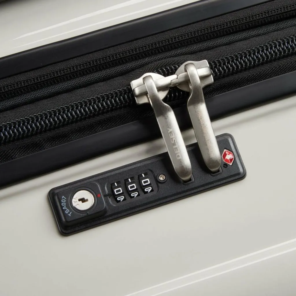 Delsey Paris Hartgepäck|4-Rollen Koffer<Shadow 5.0 4 Rollen Trolley 82 cm mit Dehnfalte elfenbein