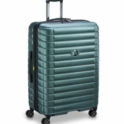 Delsey Paris Hartgepäck|4-Rollen Koffer<Shadow 5.0 4 Rollen Trolley 82 cm mit Dehnfalte grün