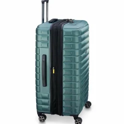 Delsey Paris Hartgepäck|4-Rollen Koffer<Shadow 5.0 4 Rollen Trolley 82 cm mit Dehnfalte grün