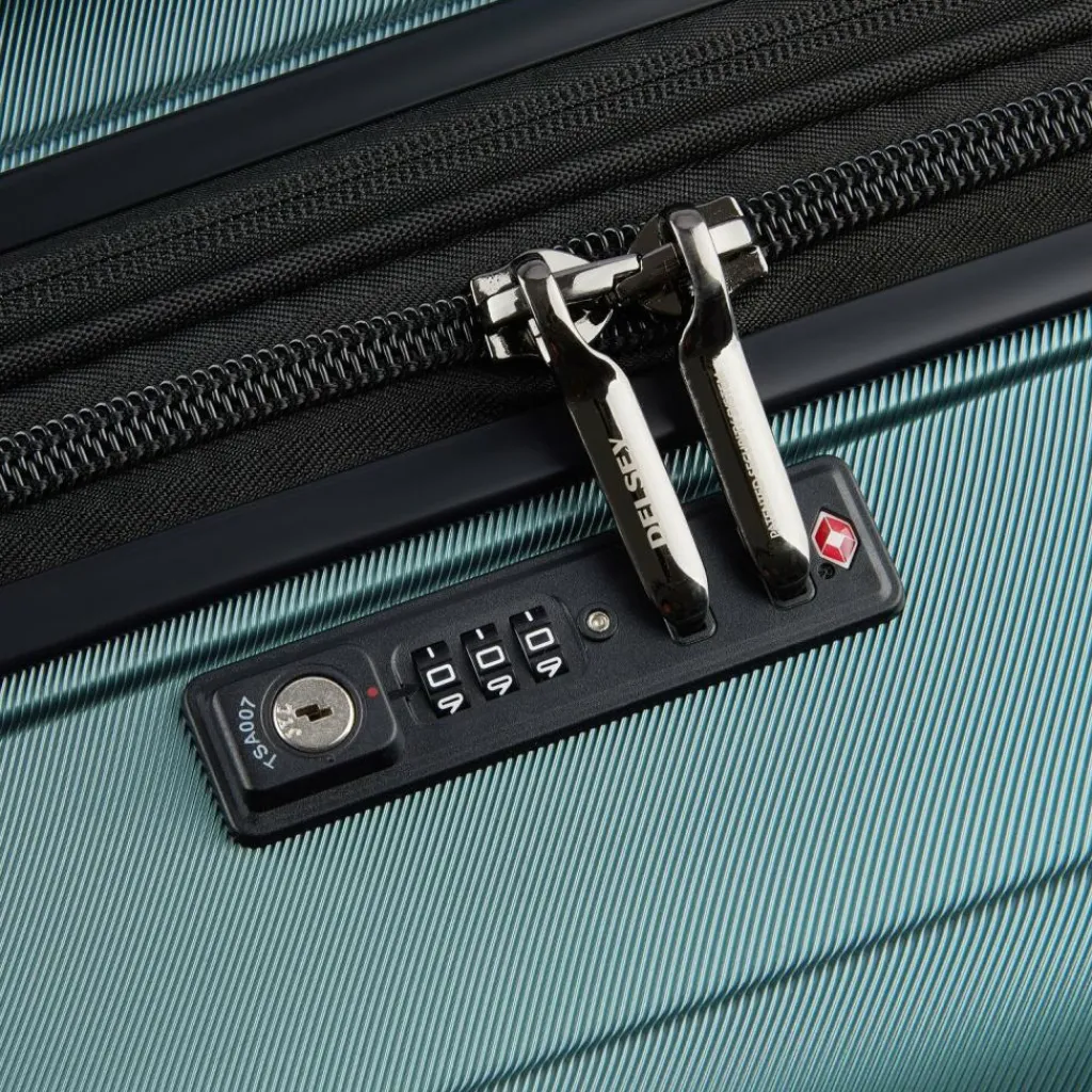 Delsey Paris Hartgepäck|4-Rollen Koffer<Shadow 5.0 4 Rollen Trolley 82 cm mit Dehnfalte grün