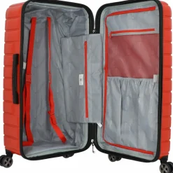 Delsey Paris 4-Rollen Koffer|Hartgepäck<Shadow 5.0 4 Rollen Trolley 80 cm intensives rot