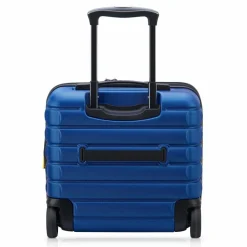 Delsey Paris Laptoptaschen|Businesstrolleys Mit Laptopfach<Shadow 5.0 4-Rollen Businesstrolley 38 cm Laptopfach mit Dehnfalte blau
