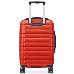 New Delsey Paris Shadow 5.0 4-Rollen Kabinentrolley 55 cm Laptopfach mit Dehnfalte intensives rot