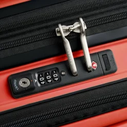 New Delsey Paris Shadow 5.0 4-Rollen Kabinentrolley 55 cm Laptopfach mit Dehnfalte intensives rot