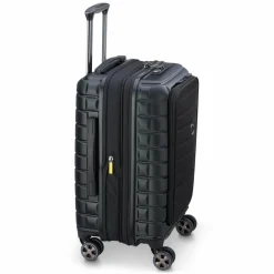 Delsey Paris Hartgepäck Kabinengepäck|4-Rollen Kabinentrolleys<Shadow 5.0 4-Rollen Kabinentrolley 55 cm Laptopfach mit Dehnfalte schwarz