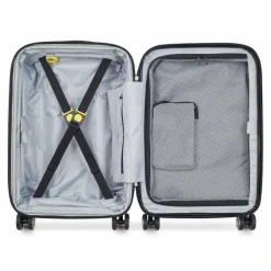 Delsey Paris Hartgepäck Kabinengepäck|4-Rollen Kabinentrolleys<Shadow 5.0 4-Rollen Kabinentrolley 55 cm Laptopfach mit Dehnfalte schwarz