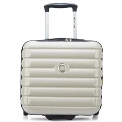 Discount Delsey Paris Shadow 5.0 4-Rollen Businesstrolley 38 cm Laptopfach mit Dehnfalte elfenbein