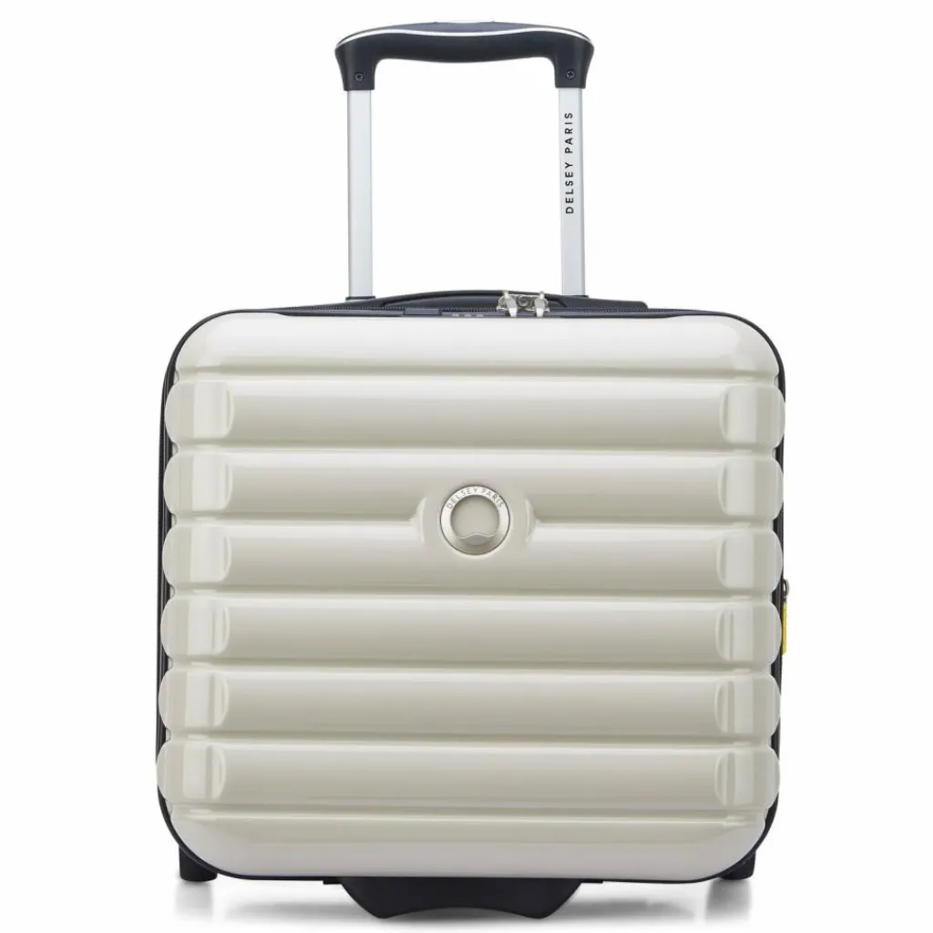 Discount Delsey Paris Shadow 5.0 4-Rollen Businesstrolley 38 cm Laptopfach mit Dehnfalte elfenbein