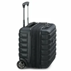 Delsey Paris Shadow 5.0 4-Rollen Businesstrolley 38 cm Laptopfach mit Dehnfalte schwarz