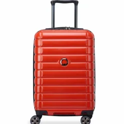 Hot Delsey Paris Shadow 5.0 4-Rollen Kabinentrolley 55 cm intensives rot