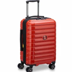 Hot Delsey Paris Shadow 5.0 4-Rollen Kabinentrolley 55 cm intensives rot
