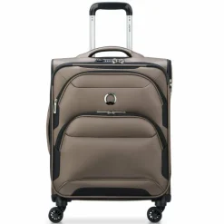 Delsey Paris Weichgepäck|4-Rollen Koffer<Sky Max 2.0 4-Rollen Kabinentrolley 55 cm beige