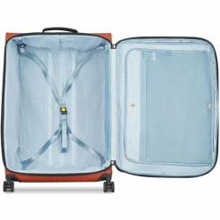 Delsey Paris Turenne Soft 4 Rollen Trolley 83 cm mit Dehnfalte backstein