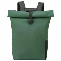 Delsey Paris Rolltop-Rucksäcke|Daypacks<Turenne Soft Daypack RFID Schutz 46 cm Laptopfach gruen