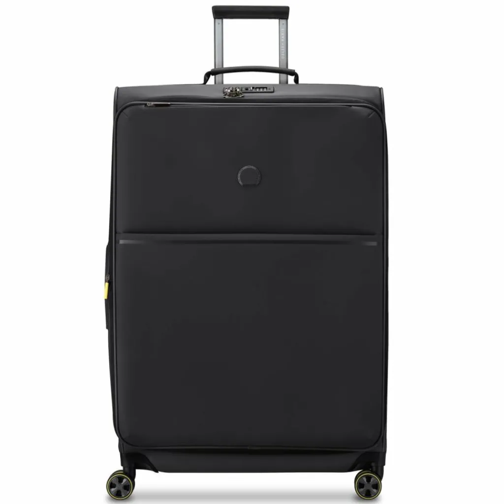Outlet Delsey Paris Turenne Soft 4 Rollen Trolley 83 cm mit Dehnfalte schwarz