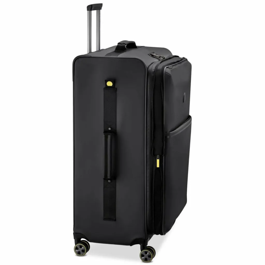 Outlet Delsey Paris Turenne Soft 4 Rollen Trolley 83 cm mit Dehnfalte schwarz