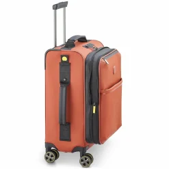 Hot Delsey Paris Turenne Soft 4 Rollen Kabinentrolley 55 cm mit Dehnfalte backstein