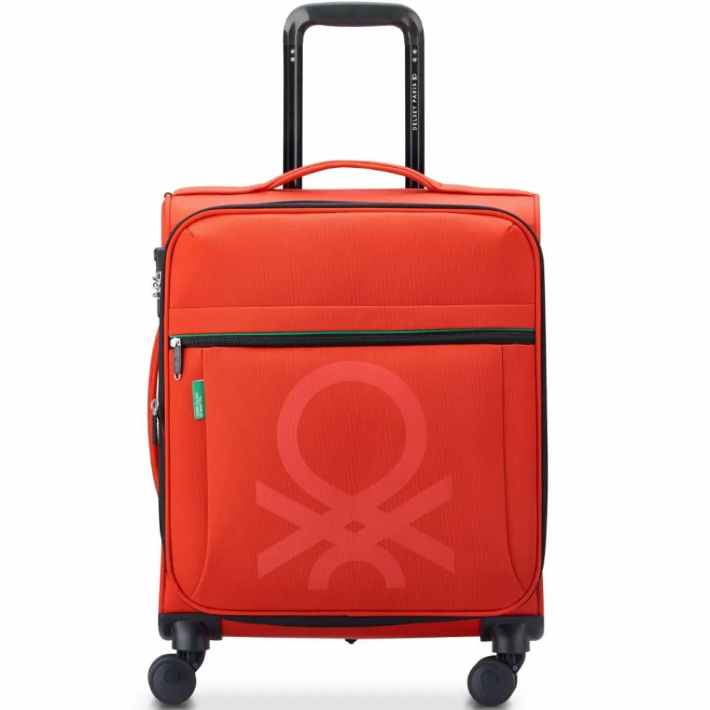 Online Delsey Paris x Colors Benetton Color Block 4-Rollen Kabinentrolley 55 cm mit Dehnfalte red