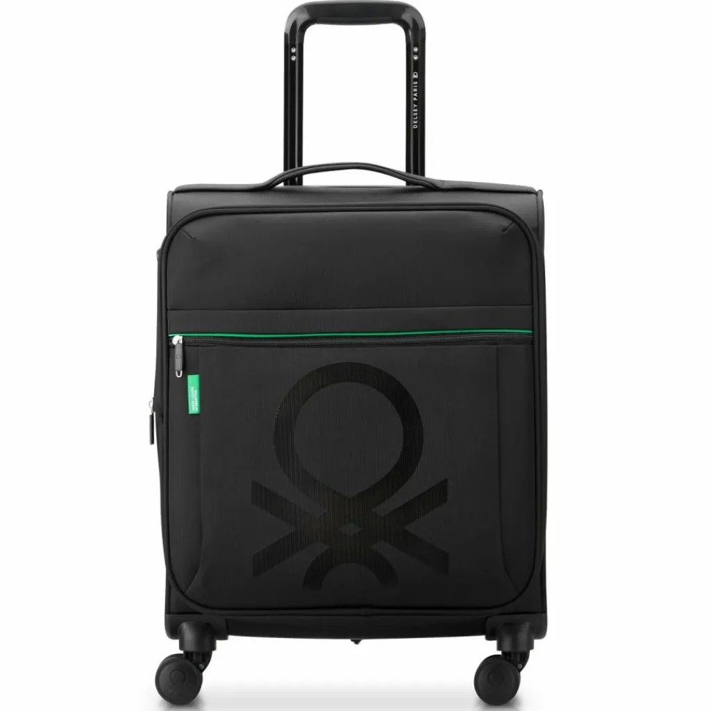 Delsey Paris x Colors Benetton Color Block 4-Rollen Kabinentrolley 55 cm mit Dehnfalte