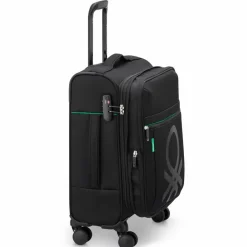 Delsey Paris x Colors Benetton Color Block 4-Rollen Kabinentrolley 55 cm mit Dehnfalte