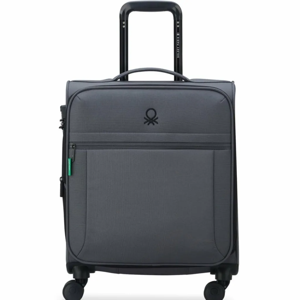 Delsey Paris Weichgepäck Kabinengepäck|4-Rollen Kabinentrolleys<x United Colors of Benetton BE 4-Rollen Kabinentrolley 55 cm mit Dehnfalte anthracite