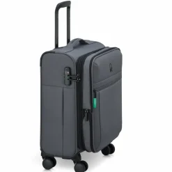 Delsey Paris Weichgepäck Kabinengepäck|4-Rollen Kabinentrolleys<x United Colors of Benetton BE 4-Rollen Kabinentrolley 55 cm mit Dehnfalte anthracite