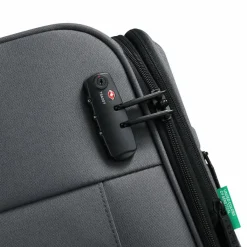 Delsey Paris Weichgepäck Kabinengepäck|4-Rollen Kabinentrolleys<x United Colors of Benetton BE 4-Rollen Kabinentrolley 55 cm mit Dehnfalte anthracite